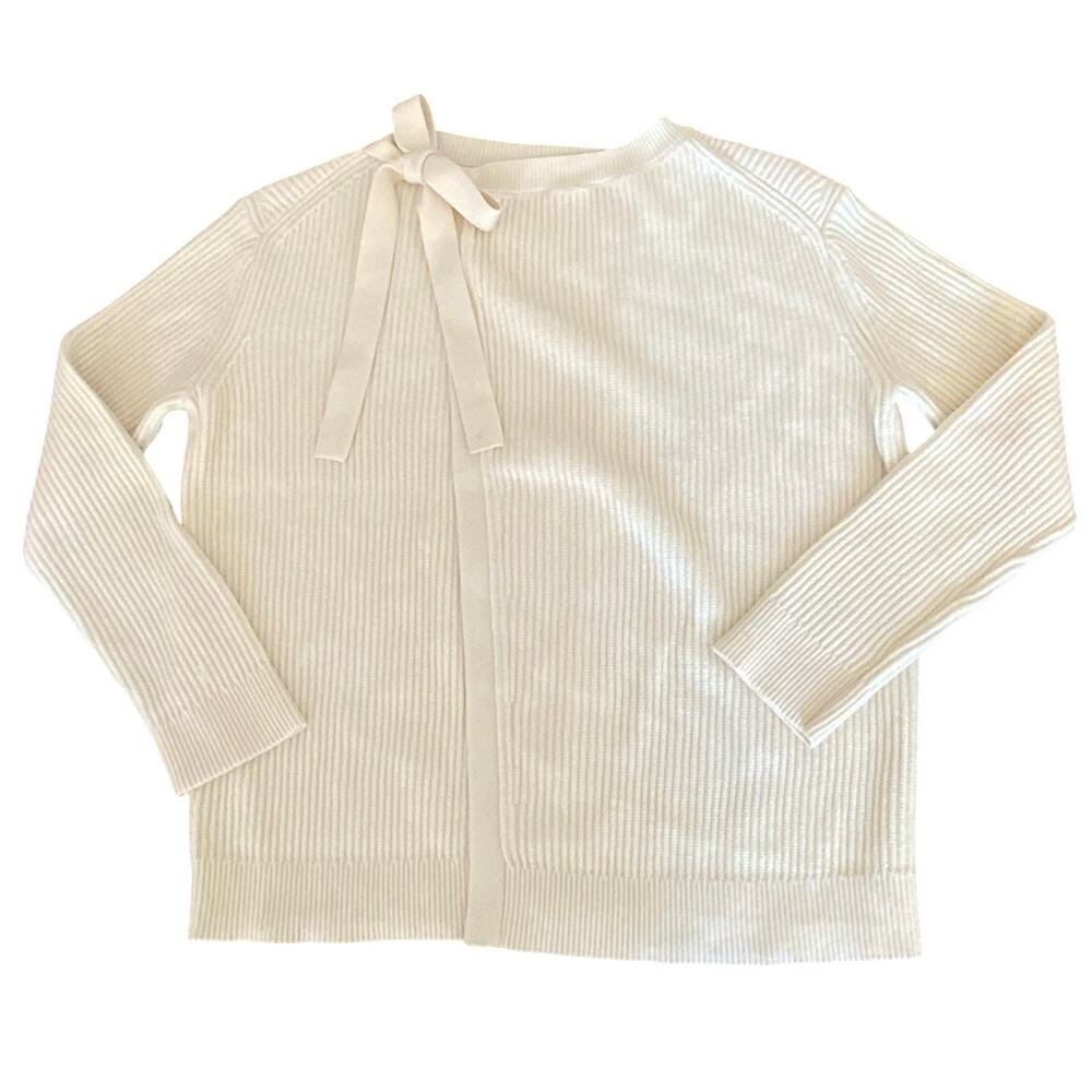 Vince Ribbed Cashmere Tie Back‎ Sweater size small